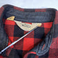 Vintage Woolrich Wool Shacket Mens Large Red Buffalo Plaid Mackinaw Tartan *Flaw