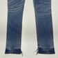 Rag & Bone Crop Sz 24 (28"Waist) Lowrise Stretch Denim Blue Skinny Jeans EUC