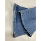 American Eagle Slim Boot Sz 4 Reg Womens Lowrise Denim Blue Jeans Light Flaw