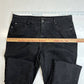 Levis 505 Straight Jeans Womens 16 High Rise Stretch Black Denim Jeans Plus Size