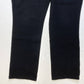 Chicos Ponte Knit Ankle Pants Sz 1 (US 8/Medium) Black Stretch Pull On Crop