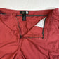 Vintage Ocean Pacific OP Cargo Shorts Mens 40 Red Ripstop Cotton Long Baggy