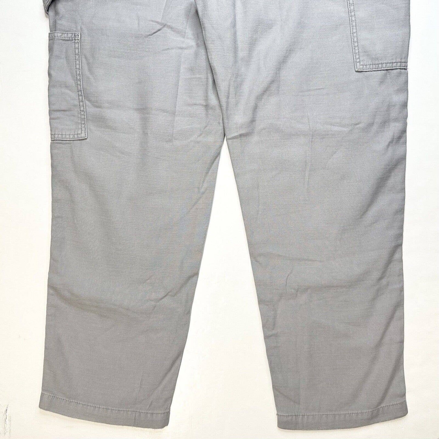 American Eagle 90s Straight Carpenter Jeans Womens 16 Short Light Gray Plus Size