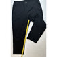 Eileen Fisher Crepe Cropped Pants Womens Medium Black Stretch Pull On Hemmed