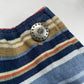 Jones New York 100% Linen Wrap Skirt Sz 12 (29"Waist) Aztec Stripes Multicolor