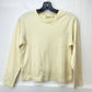 LL Bean Long Sleeve Crewneck Tee Shirt Sz Small Yellow Butter Casual Top EUC