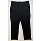 Chicos Ponte Knit Ankle Pants 1 (US 8/Medium) Black Stretch Pull On Slimming EUC