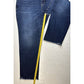 Lane Bryant High Rise Straight Jeans 16 Flex Magic Waist Blue Denim Dark Fray