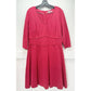 Boden Clerkenwell Ponte Knit Dress (US 14/UK 18) Pink Lined Fit Flare EUC