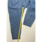 J Crew Pull On Tapered Crop Pants Womens 8 Blue Cotton Lightweight Cuffed *Spot