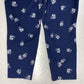 Lane Bryant The Allie Skinny Ankle Pants 18 Reg Navy Blue Floral Plus Size NEW