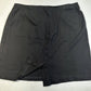 J Jill Ponte Pencil Skirt Womens Large Black Pull On Stretch Knit Back Slit