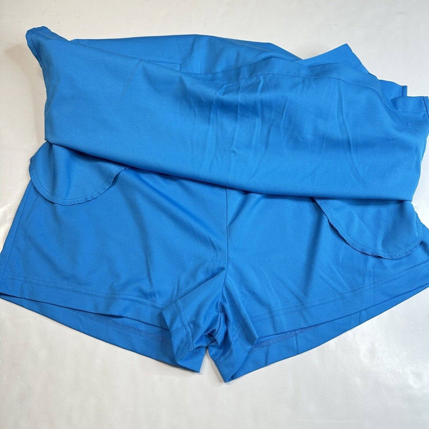 Coral Bay Golf Skort Womens 18 (37"Waist) Bright Blue Active Skirt/Shorts EUC