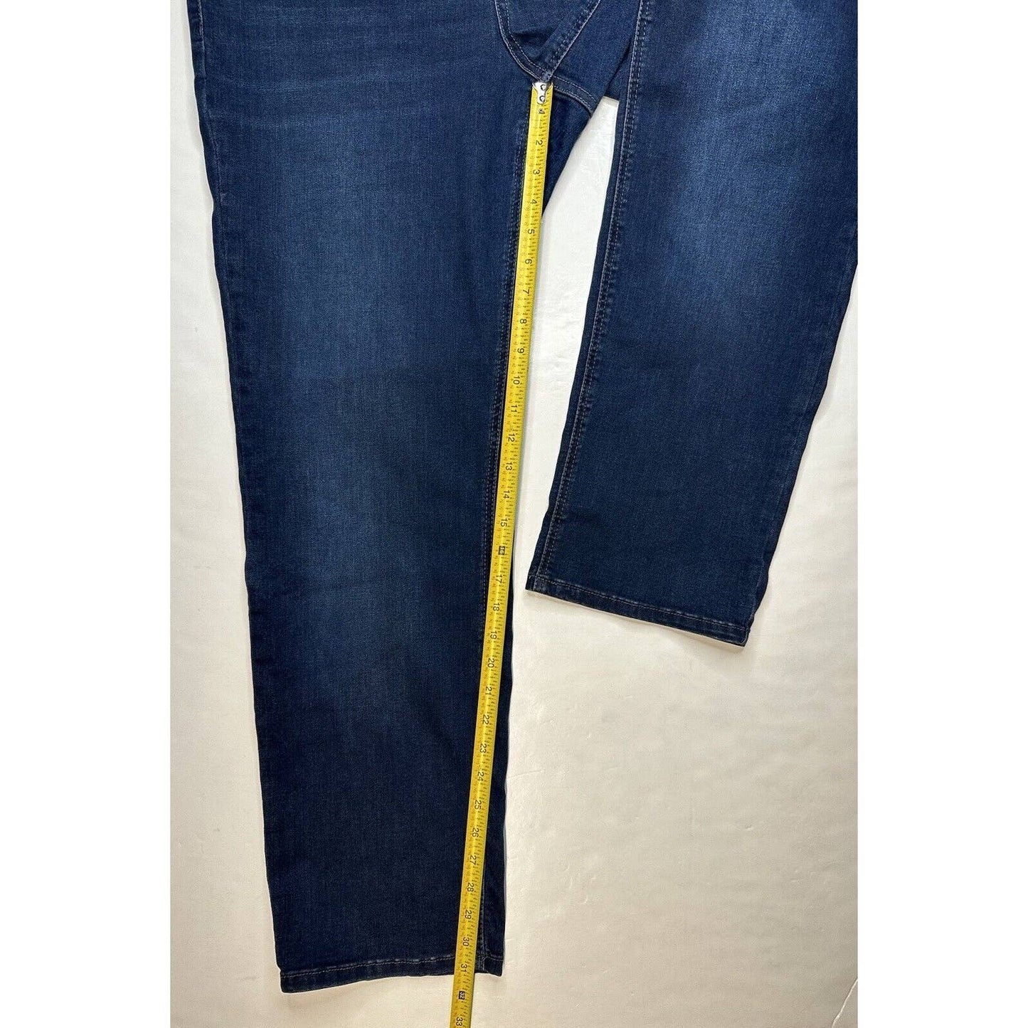 Lane Bryant Midrise Straight Jeans Womens 20 Essential Stretch Blue Denim Dark