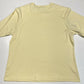 LL Bean Long Sleeve Crewneck Tee Shirt Sz Small Yellow Butter Casual Top EUC