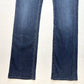 Adriano Goldschmied Ballad Slim Bootcut Jeans Womens 28R Denim Blue Jean