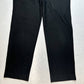 LL Bean Pull On Straight Leg Pants Sz Medium Black Stretchy Athleisure *Flaw