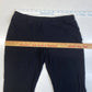 Eileen Fisher Cropped Crepe Pants Sz XSmall Black Stretch Pull On Tapered Leg