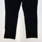 Chicos Ponte Knit Ankle Pants Sz 0 (US 4/Small) Black Stretch Pull On Crop