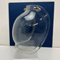 NEW Vintage Gran-Prix Retro Clear Bubble 3 Snap Helmet Shield Visor NOS *Flaw*