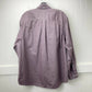 Duluth Trading Button Up Shirt Sz Large Mens Long Sleeve Casual Dress Burgundy