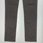 AG Adriano Goldschmied Stilt Cigarette Leg Sz 25R Stretch Khaki Brown Jeans EUC