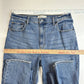 Abercrombie Fitch 90s Slim Straight Ultra High Rise Jeans Sz 32/14 Blue Denim