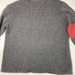 Oxford & Fulham Sweater Mens XL Xlarge Gray Lambswool Blend Pullover Long Sleeve