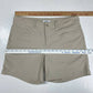 Gander Mountain Guide Series Shorts Sz 8 Womens Khaki Beige Hiking Fishing EUC