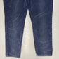 Soft Surroundings Blue Corduroy Pants Sz 14 Petite High Rise Tapered Leg Short