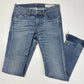 Rag & Bone Crop Sz 24 (28"Waist) Lowrise Stretch Denim Blue Skinny Jeans EUC