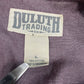 Duluth Trading Button Up Shirt Sz Large Mens Long Sleeve Casual Dress Burgundy