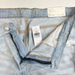 American Eagle Lowrise Baggy Wide Leg Skater Jean 18 Light Denim Distress NEW