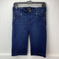 Liverpool Glider Cruiser Bermuda Shorts Sz 6/28 Pull On Stretch Denim Jean Dark