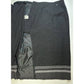 Eddie Bauer Faux Wrap Maxi Skirt Sz 14 (32.5"Waist) Dark Gray Wool Blend Lined