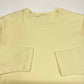 LL Bean Long Sleeve Crewneck Tee Shirt Sz Small Yellow Butter Casual Top EUC