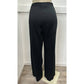 St John Sport Wide Leg Trousers Womens 10 (34"Waist) Black Dress Pants USA