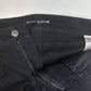 Chicos Straight Leg Jeans Sz 1.5 Womens (33.5"Waist) Black Stretch Denim