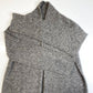 J. Jill Knit Cardigan Sz Medium Wool/Cashmere Gray Long Open Sweater Rolled Hem