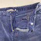 Soft Surroundings Blue Corduroy Pants Sz 14 Petite High Rise Tapered Leg Short