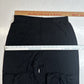 Chicos Travelers Slinky Knit Straight Ankle Pants 1 Short (US 8) Black EUC