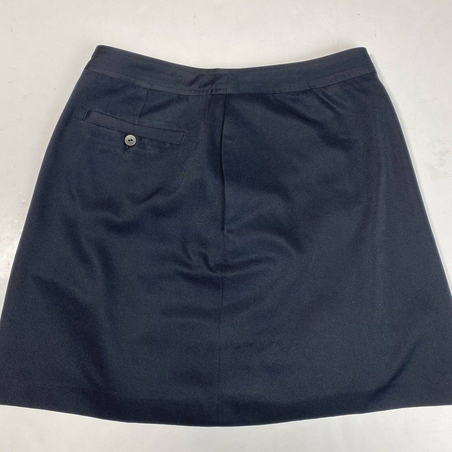 EP Pro Golf Skort Sz 4 Women Black Activewear Tennis Skirt w/Shorts Side Zip EUC