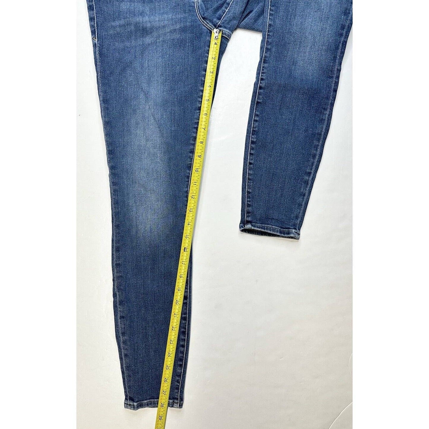 Good American Good Waist Jeans Sz 10/30 High Rise Skinny Stretch Denim *Flaw